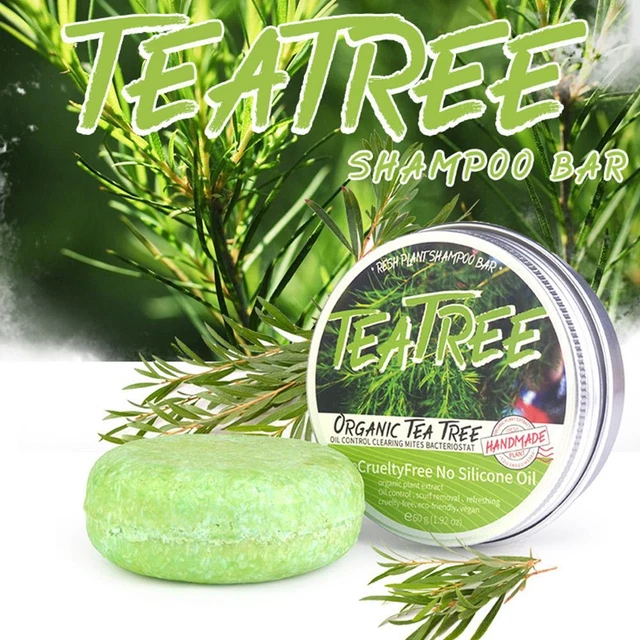 Natural Tea Tree Hair Soap for Gentle Effective Hair Cleansing