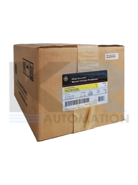 NEW SEALED GE TKC361200L Mag-Break Motor Circuit Protector 1200A 3P 600VAC