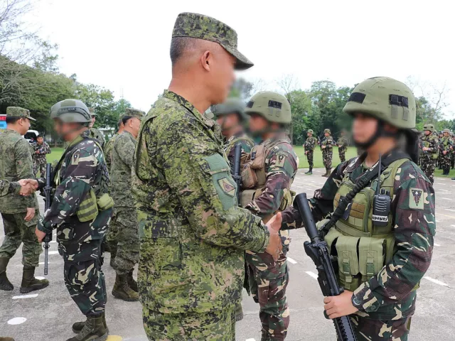 RARE GENUINE PHILIPPINE Army PHILARPAT Digital Camo Uniform BDU SMALL ...