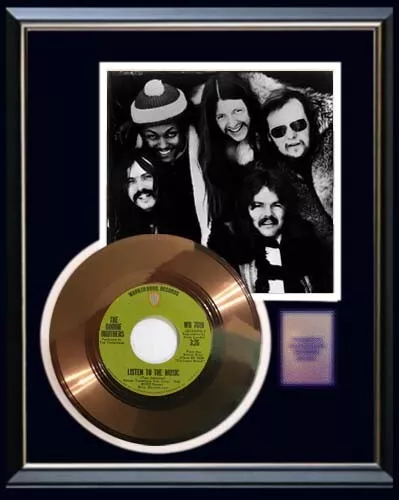 The Doobie Brothers Listen To The Music 45 Rpm Gold Record Rare Non Riaa Award