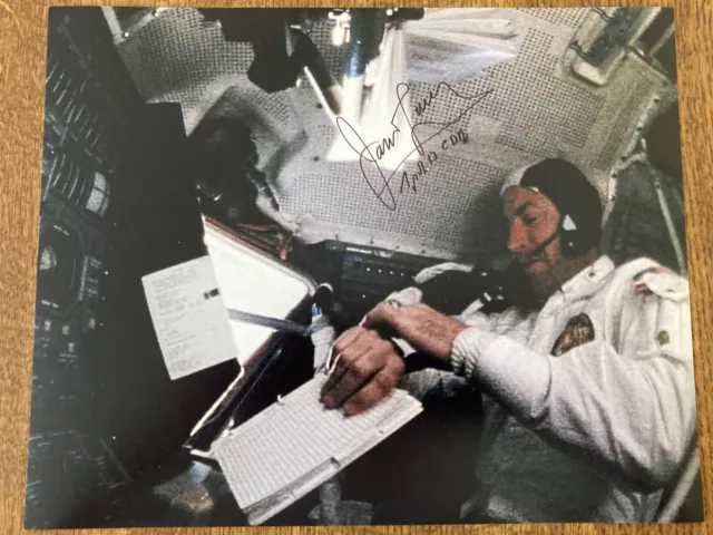 Jim Lovell Apollo 13 Signed 10 x 8 LM 'Aquarius' Photo *Zarelli Space LOA*