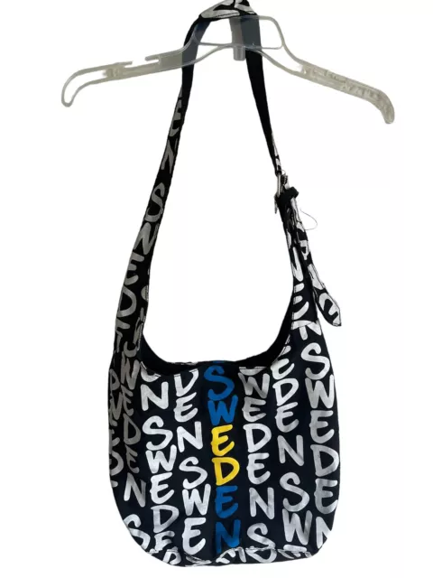 Nordiska Kompaniet “Sweden” Spell Out Bag Tote Purse Shopping 15” X 12” X 4”