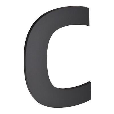 1.73 Inch 3D Self-Adhesive House Letter C for Hotel Mailbox Address, Matte Black