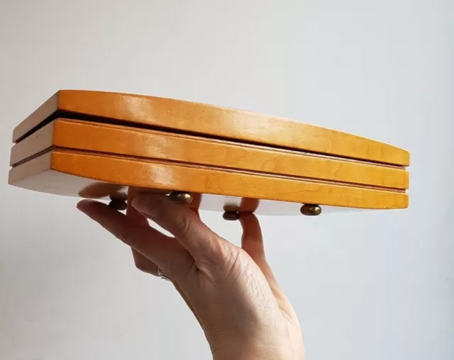 Mid Century 1960s Wooden Cigar Box