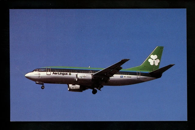 Aviation Airplane Airline postcard Mary Jayne #MJ949 Aer Lingus Boeing 737