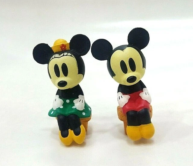 Japan Disney Cute Minnie Mickey Mouse Suitcase Mini Figure Toy Kids Collective