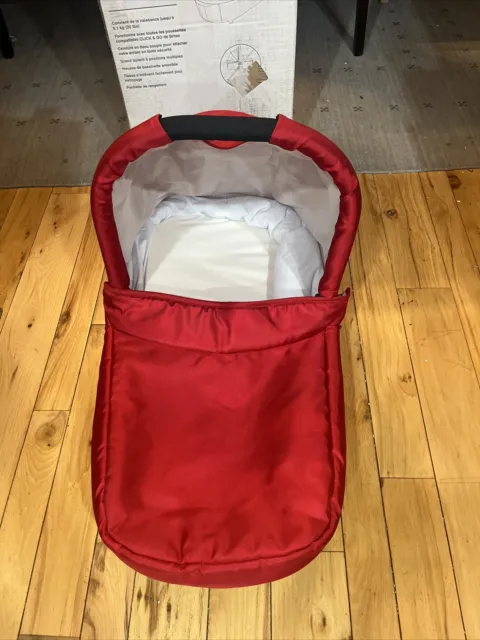 Britax B-Ready Red Bassinet With Removable Bassinet Cover New S839100
