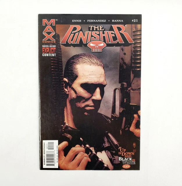 The Punisher #21 July 2005 Max Comics Up Is Down and Black Is White Part 3 of 6