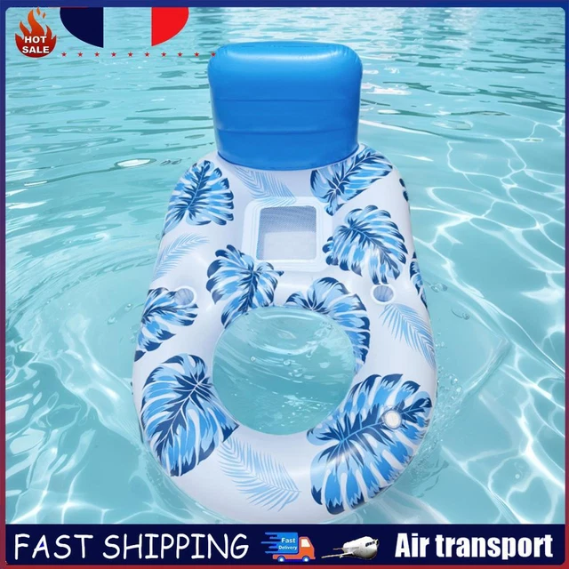 Fauteuil Gonflable Piscine 76x40,5x61cm – Dossier Confort – PVC Résistant – Pour Adulte – été, Plage, Lac