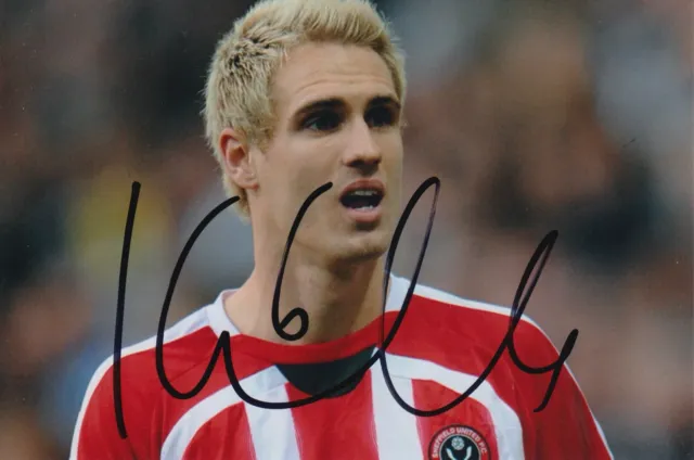 Matthew Kilgallon Hand Signed 6X4 Photo - Football Autograph - Sheffield United.