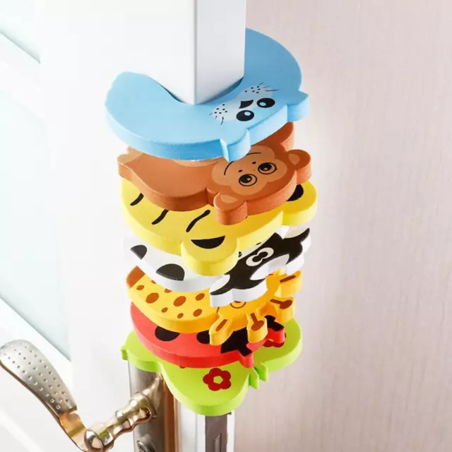 1/7x Foam Door Stopper Baby Safety Finger Protector Door Stop Jammer Child Guard