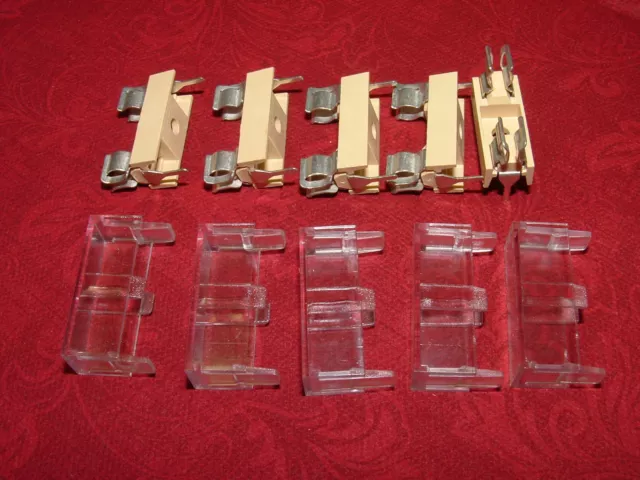 20mm PCB Mount Fuse Holder & Cover - Pack of 5