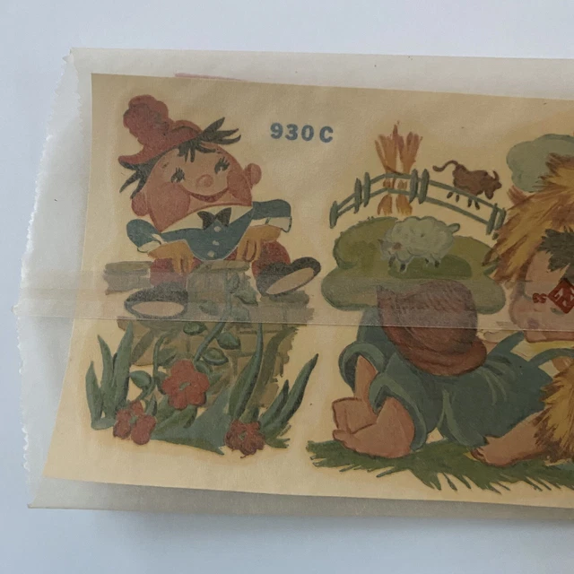 Calcomanía volteada Humpty Dumpty Duro 930C de colección rima para bebé transferencia decorativa