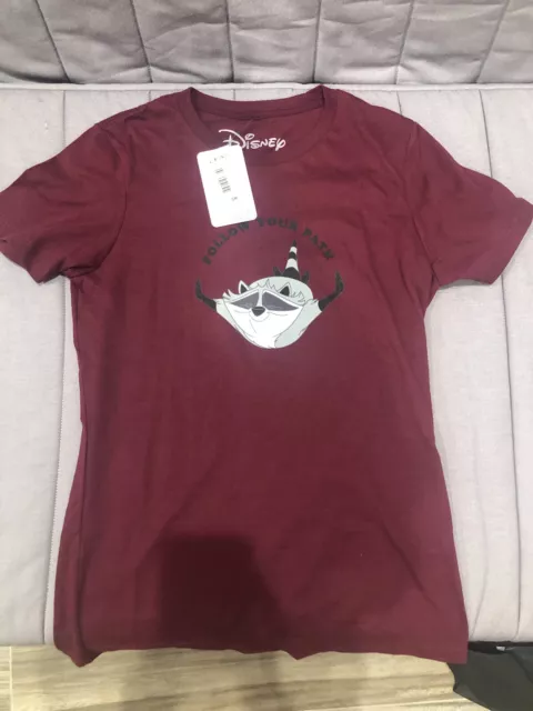NEW Box Lunch Exclusive Pocahontas Meeko Follow Your Heart Women Small Tee Shirt