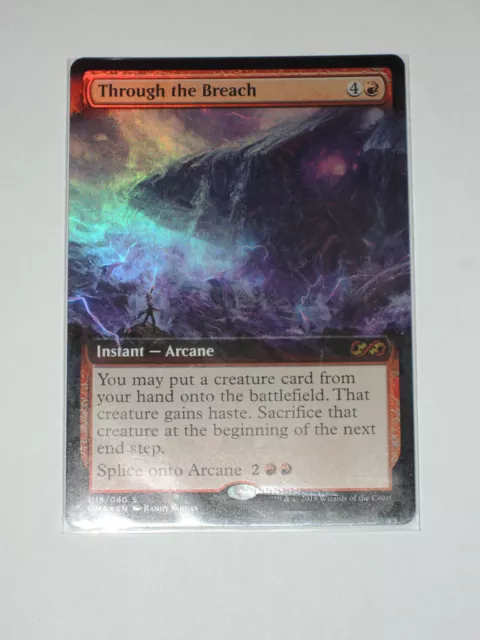 MtG - FOIL Box Topper - Through the Breach - Ultimate Masters - NM - Card 1 of 2