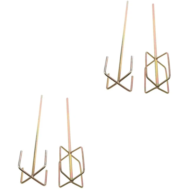4 piezas mezcladora de pintura paleta mezcladora de pintura herramienta mezcladora de barro paleta agitadora