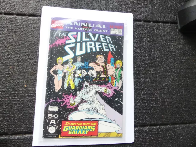 Marvel Comics Silver Surfer Annual 4 1991 FN/VFN Guardians of the Galaxy