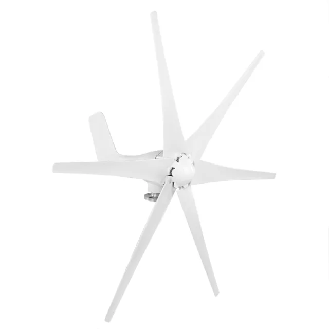 (white 24V)6 Wind Generator 800W Reliable Beautiful Appearance