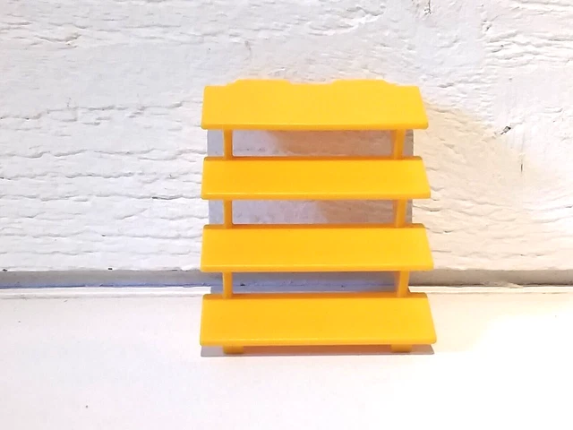 Pièce Détachée Playmobil Cirque - Encadrement De Fenêtre Jaune Pour Roulotte - Réf. U4233 (pour 3728)