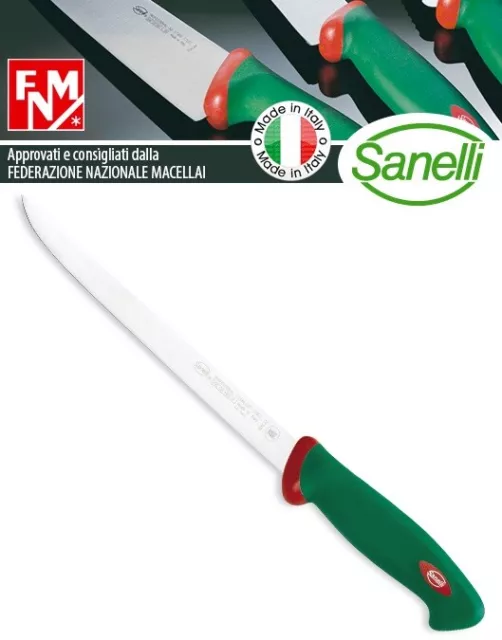 COLTELLERIE SANELLI COLTELLO FILETTARE PESCE 22 cm VERDE PREMANA 107622 -