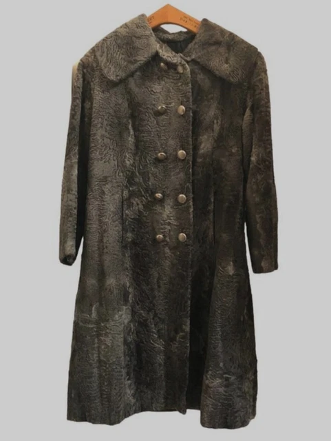 Manteau astrakan 2025 gris