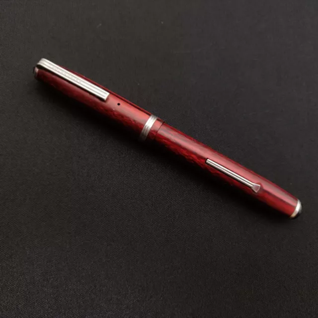 Vintage Esterbrook J Fountain Pen Burgundy Red 2550 Nib