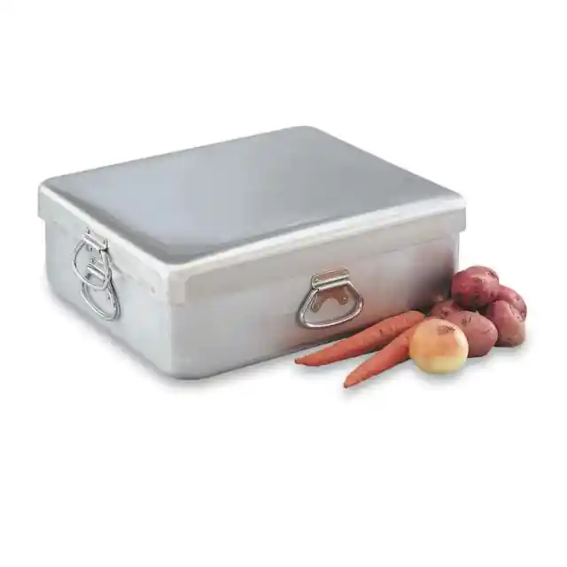 Vollrath 68390 Wear-Ever Aluminum 20-7/8 x 17-3/8 Roaster Pan w/ Cover