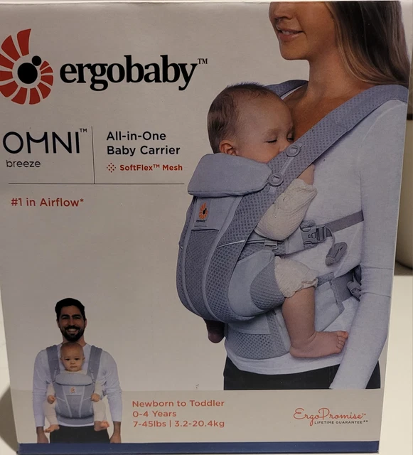 portabebés ergobaby omni brisa (gris perla)