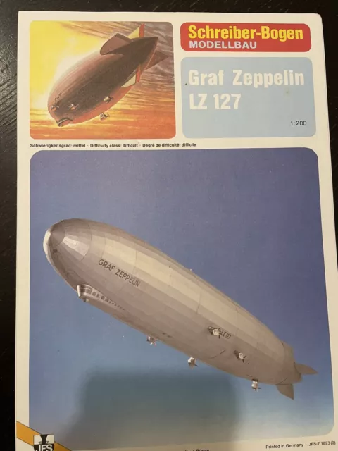 Graf Zeppelin LZ 127 Schreiber-Bogen Modellbau 3