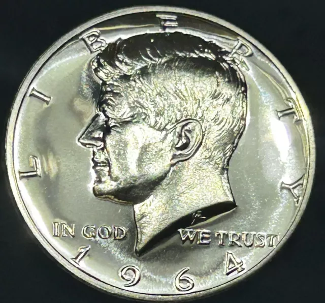 Amazing 1964 Kennedy Gem Proof 90% SILVER HALF DOLLAR  #3011