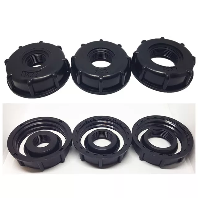 Connector Adapter 60mm Inner Coarse Thread To 1" 1/2" for Ton Barrel IBC Barrels