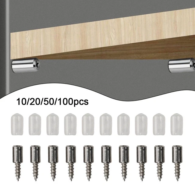 Durable Self Tapping Screw Layer Plate Holder for Wardrobe Storage Rack Support