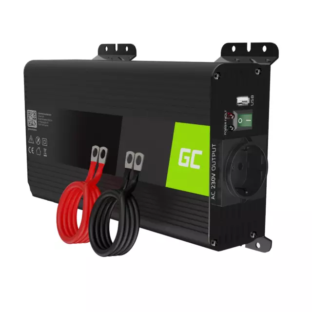 GC® 500W/1000W 12V to 230V Reiner Sinus Spannungswandler Wechselrichter Inverter