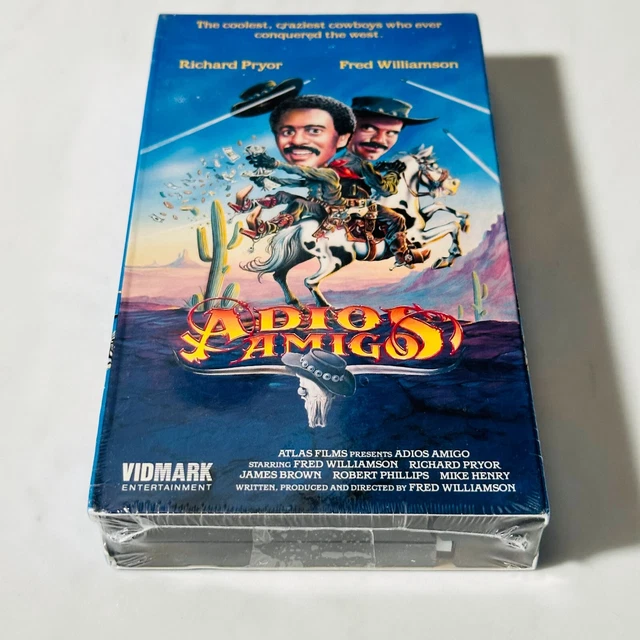 ADIOS AMIGOS VHS New / Watermark Richard Pryor Fred Williamson