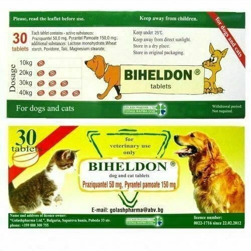 30 comprimidos, vermífugo, desparasitante, vermicida, desparasitante para perros 2