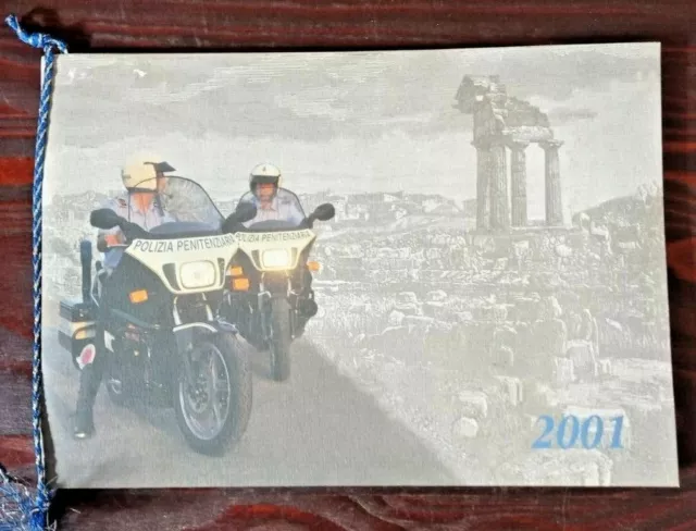Calendario Polizia Penitenziaria 2001 Con Cordoncino Autentico R 1273