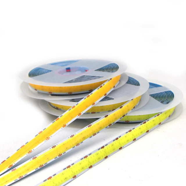 Double row FOB COB Flexible LED Strip Light 624leds/m tape lamp For home Decor