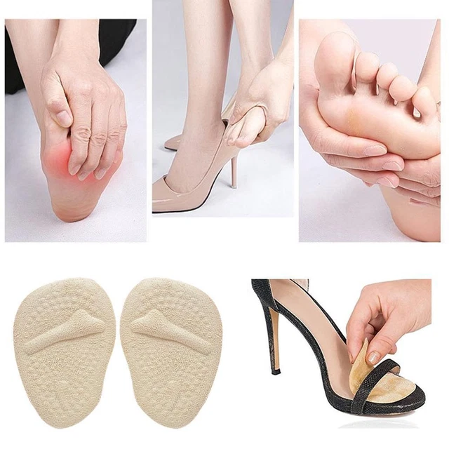 SILICONE FOREFOOT PAD Half Pad Thickened High Heel Shoe Cushion