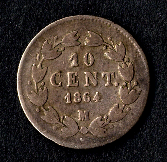 Empire of Maximilian * 10 centavos Silver * 1864 Mo-M * Mexico City Mint Scarce! Empire of Maximilian * 10 centavos Silver * 1864 Mo-M * Mexico City Mint Scarce!