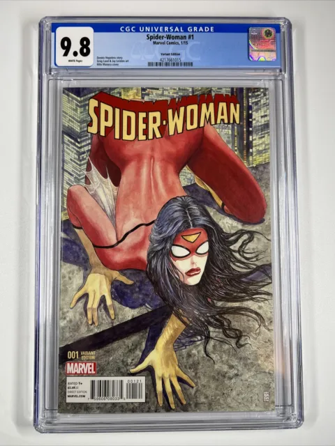 Spider-woman #1 (2015) CGC 9.8 Milo Manara Variant Cover | Marvel Comics