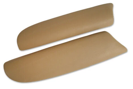 97-04 Corvette Oak Leather Armrest Pads NEW 479891