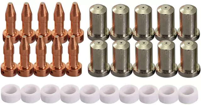 PT-23 27 Cutter Plasma Electrode Tip Nozzles 33366XL 33367 33368 30Amp 30pcs