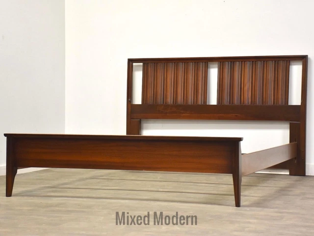 Walnut Mid Century Full Bed