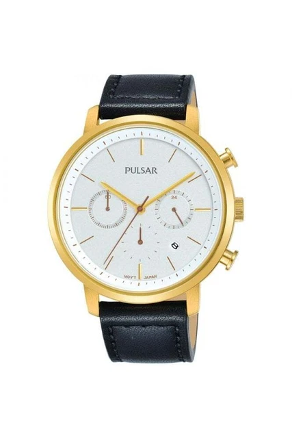 PULSAR Orologio Digitale Quarzo Uomo con Cinturino in Pelle PQ2031X1