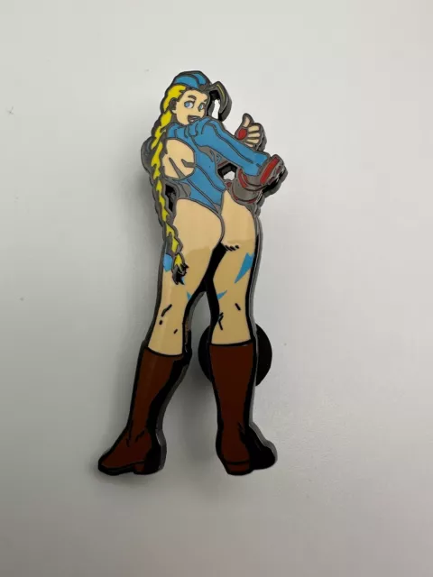 SDCC 2023 EXCLUSIVE Udon Street Fighter Alpha 3 Winning Pose Cammy Blue Pin