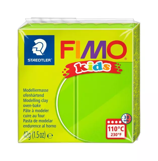 Staedtler FIMO Kids Extra Soft Polymer Clay - -Oven Bake Clay for Modeling, Jewe