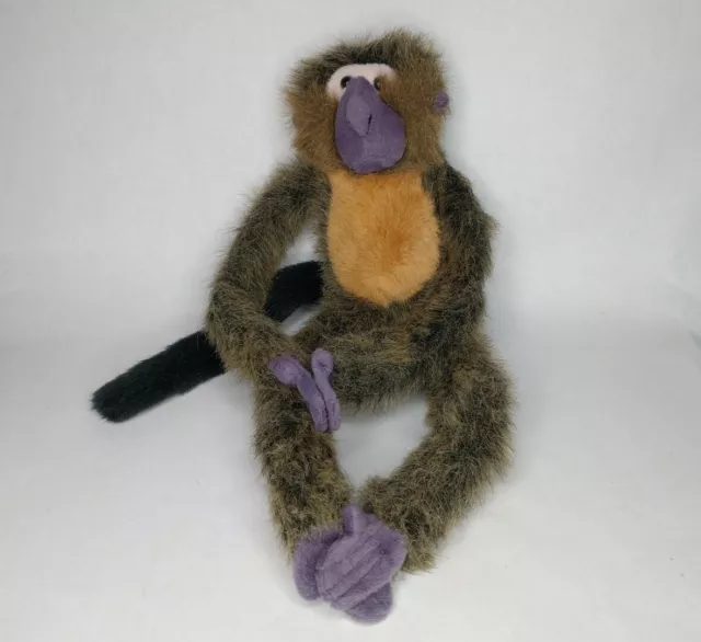 WILD REPUBLIC SPIDER Monkey Plush With Hook & Loop Arms & Legs 19" Toy ...