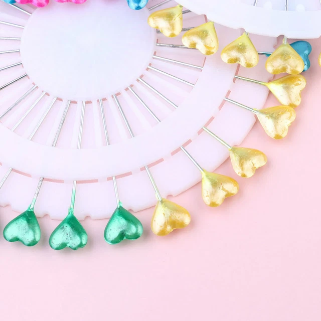3 Set Kopfnadeln Nähen Perlenbesatz Perlenschmuck Reißzwecke