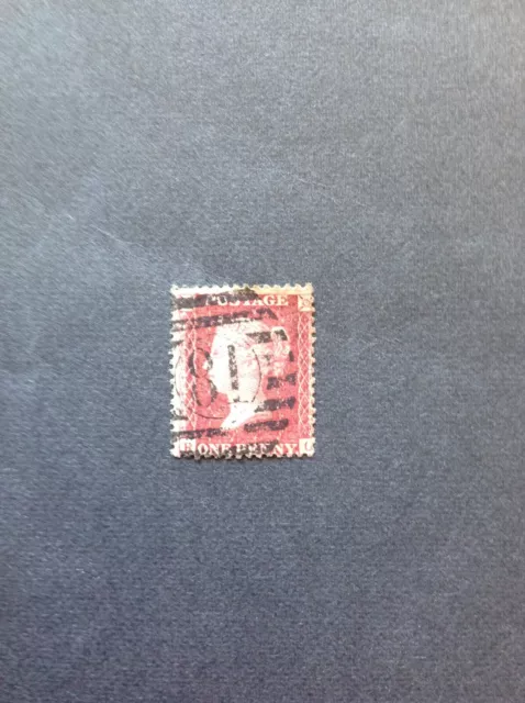 GB QV SG40 1d Rose-Red, R-G, watermark Large Crown, perf 14, Fine Used. Cat £8.