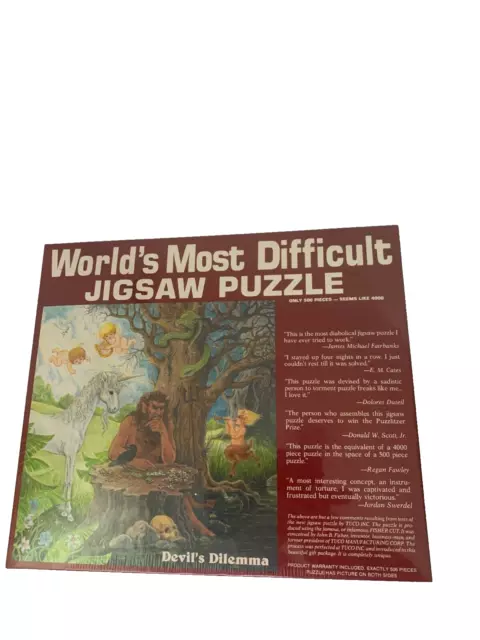 Most difficult puzzle deals
